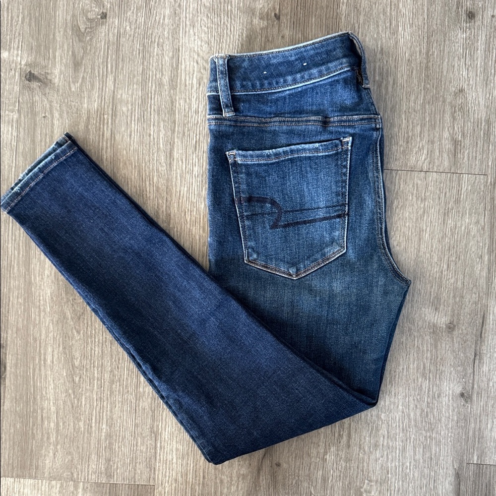 American Eagle Outfitters Dark Blue Skinny Jeans